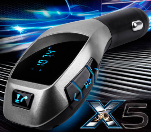 X5 Vehicular Bluetooth MP3 Player Blue