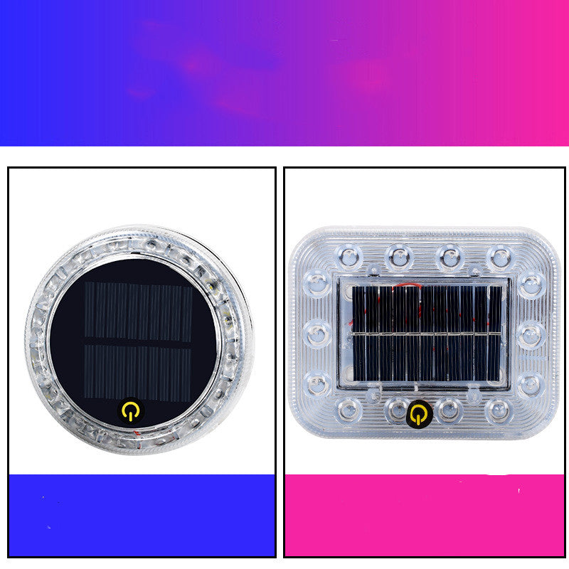 Touch-type Car Solar Strobe Light Anti-collision