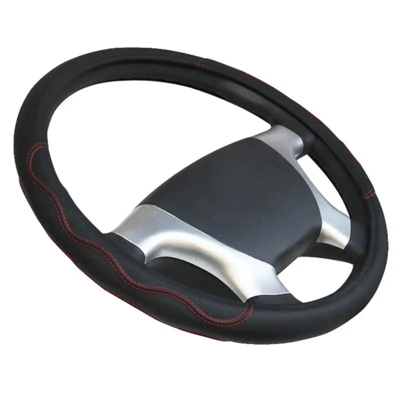 Large Size Bus Truck Steering Wheel Cover Leather