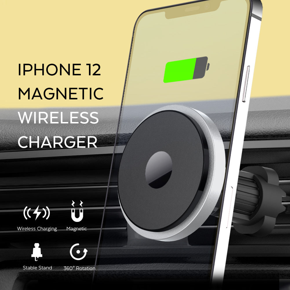 Compatible with Apple, iPhone 12 car magnetic wireless charger