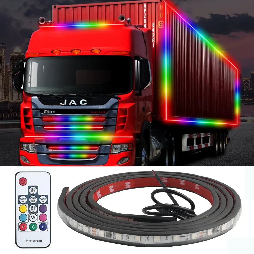 24V Truck Lights Van Led Strips RGB Ambient Light