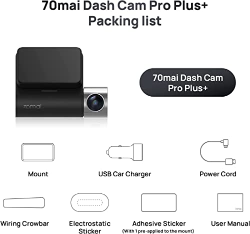 GPS ADAS 140FOV 70mai Car Camera