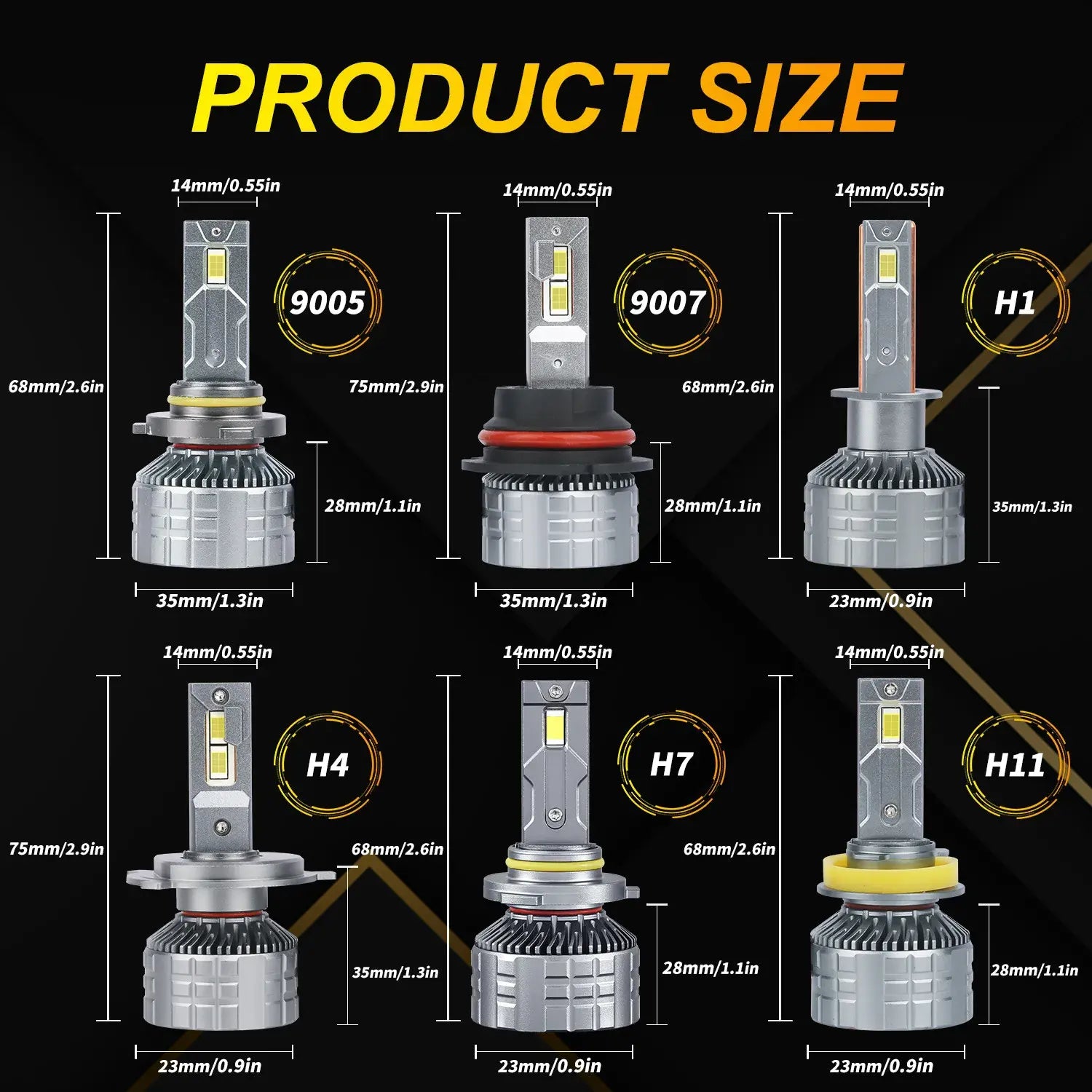 H7 LED Canbus Bulbs H4 LED Headlight 620W