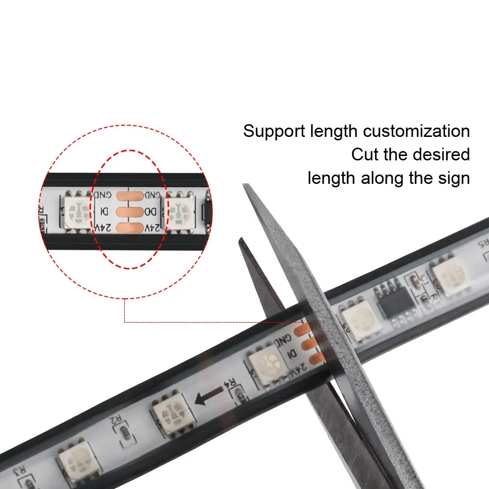 24V Truck Lights Van Led Strips RGB Ambient Light