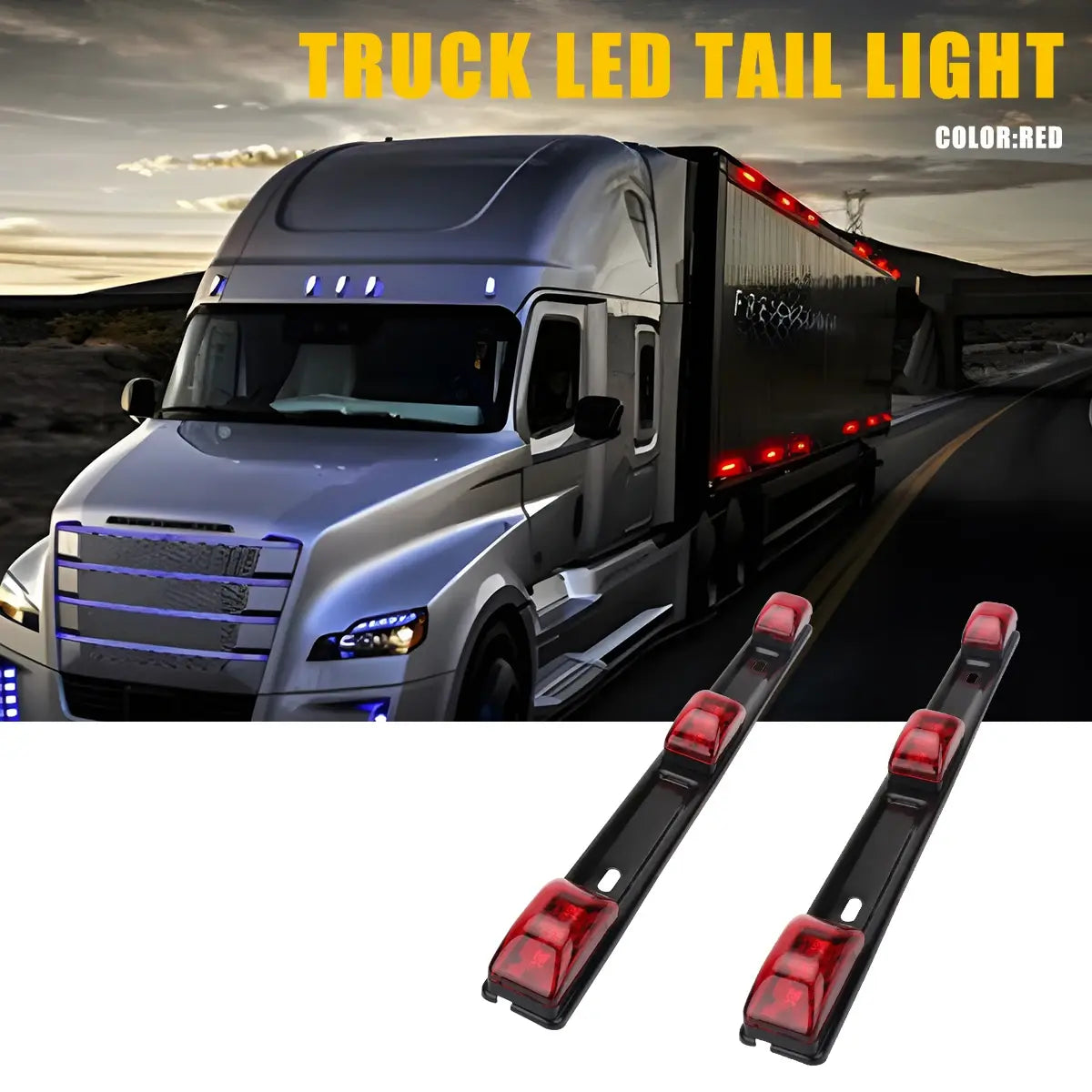 24V Warning Brake Light 12 LED Clearance External Lights